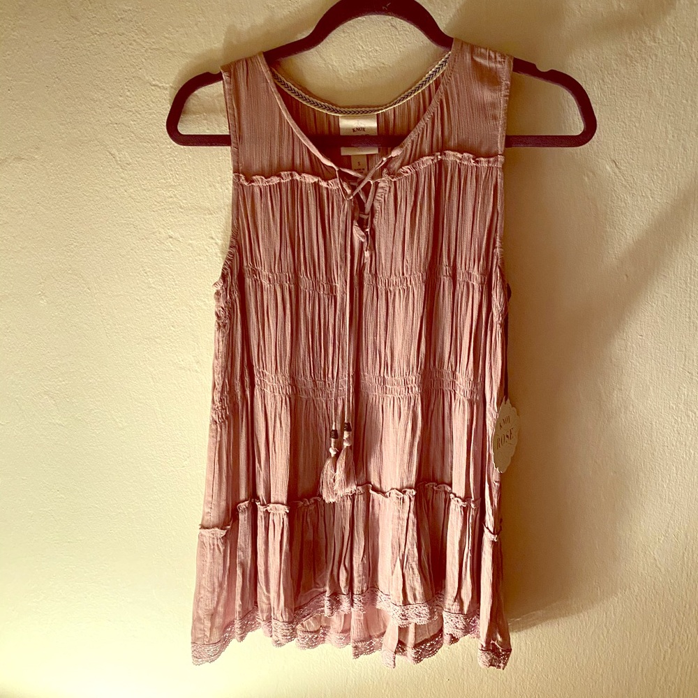 Gauzy Boho Tunic NWT
